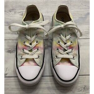 Tie Dye Converse All Stars Girl Shoes, Size Youth 6